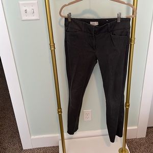 LOFT outlet gray pants size 6 modern skinny ankle